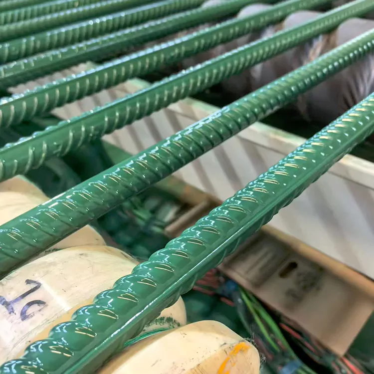 कोटेड फाइन-रोल्ड थ्रेडेड स्टील बार्स